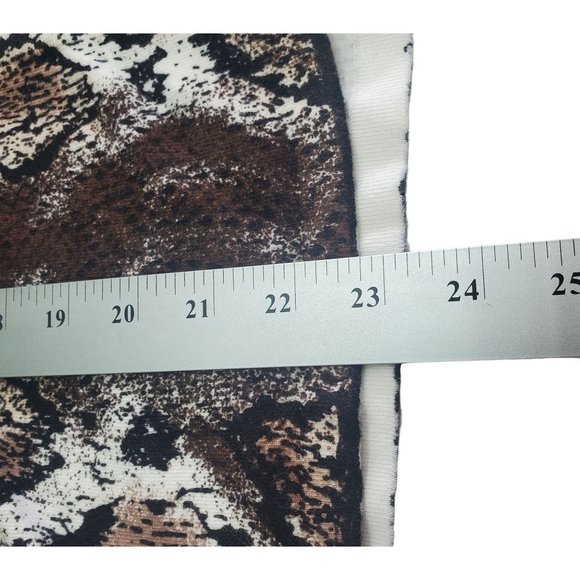 Pierri Women's Cardigan Sweater Snakeskin Pattern Beaded V-Neck Size Medium - Picture 9 of 10